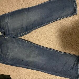 Seven7 Women's Classic Blue Cropped Jeans